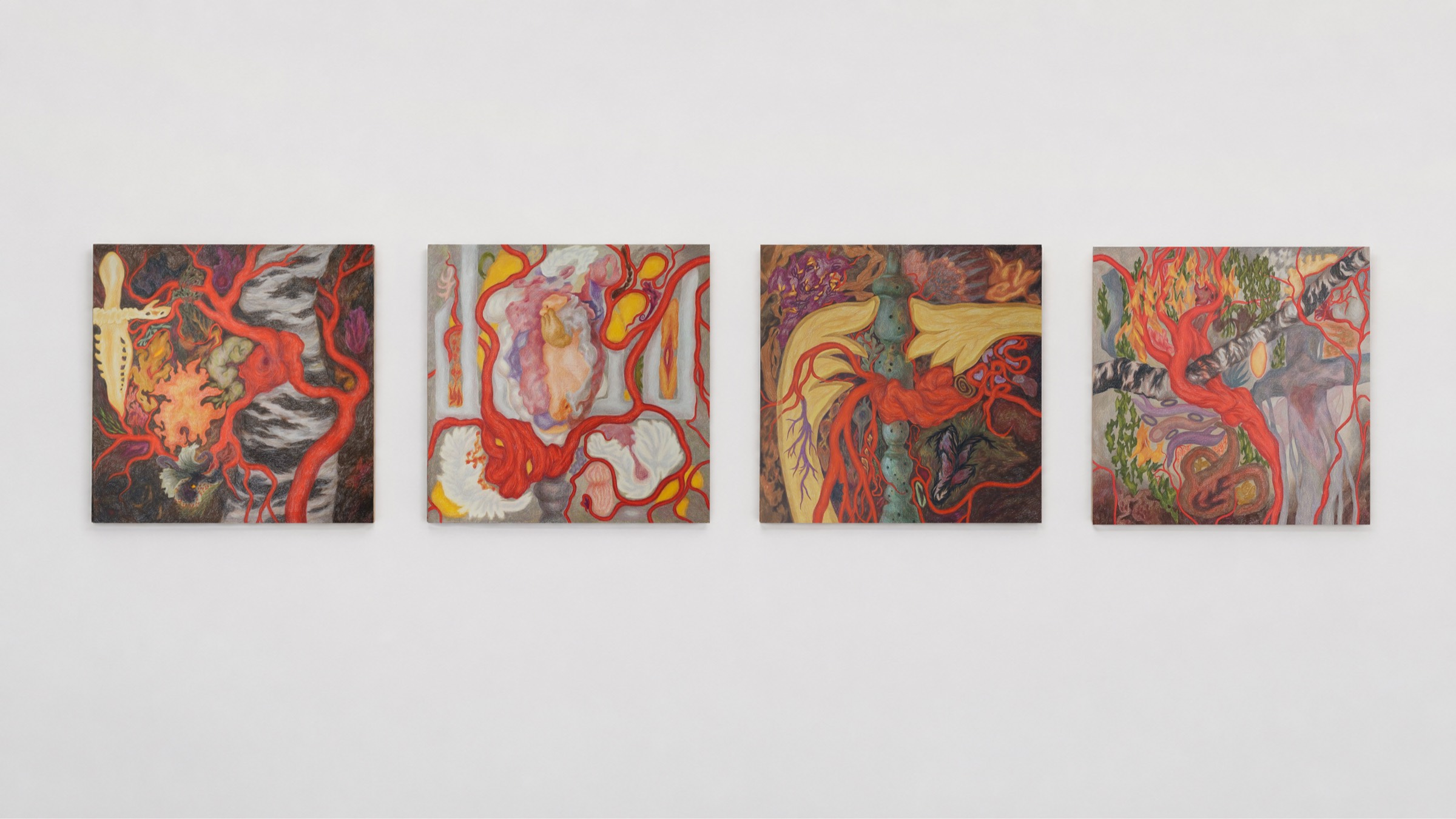 Yulia Katan. Vascular System — exhibition view